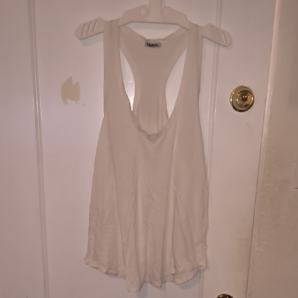 TNA Tops - TNA | White Racerback Tank Top